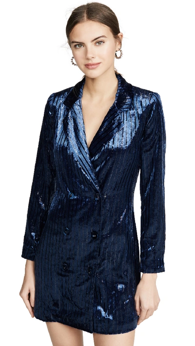 Yumi Kim Suit Up Dress In Midnight Twinkle