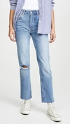 BOYISH THE DEMPSEY HIGH-RISE COMFORT STRETCH STRAIGHT LEG JEANS