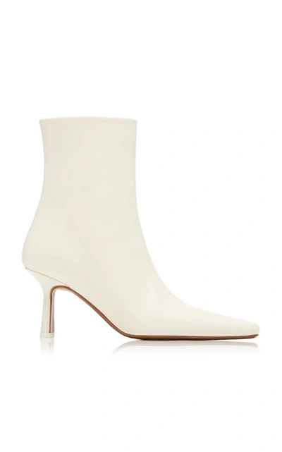 Neous Menea Leather Ankle Boots In Neutral