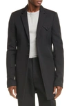 BOTTEGA VENETA DOUBLE COMPACT WOOL JACKET,592399VKCR0