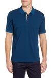 Robert Graham Classic Fit Jersey Polo In Dark Teal