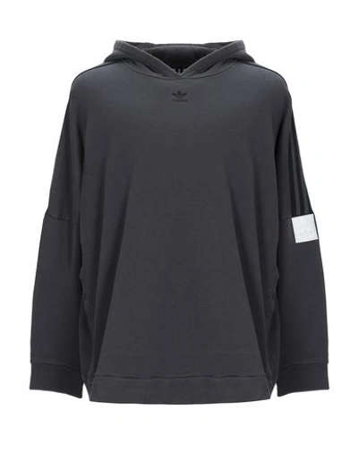 Adidas Originals Hooded Sweatshirt In Steel Grey