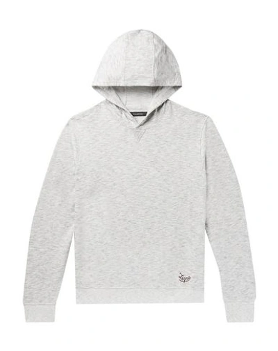 Ermenegildo Zegna Sweatshirts In Light Grey