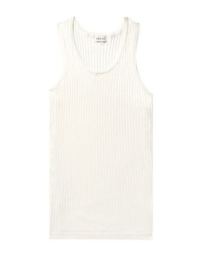 You As Tank Top In Ivory