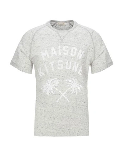 Maison Kitsuné Sweatshirt In Light Grey