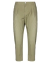 AGLINI AGLINI MAN PANTS MILITARY GREEN SIZE 38 COTTON, ELASTANE,13411483CT 8