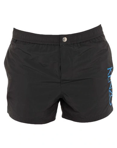 Kenzo Swim Shorts In Black