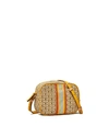 Tory Burch Gemini Link Canvas Mini Bag In Daylily Gemini Link