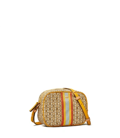 Tory Burch Gemini Link Canvas Mini Bag In Daylily Gemini Link