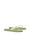 Tory Burch Ladies New Ivory/new Ivory Promised Land Printed Thin Flip-flops