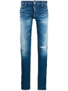 DSQUARED2 DISTRESSED STONEWASHED JEANS