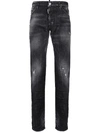 DSQUARED2 WRINKLE EFFECT DISTRESSED JEANS
