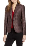 ANNE KLEIN GEO PRINT JACQUARD JACKET,10747416