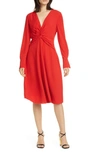 EQUIPMENT FAUN LONG SLEEVE DRESS,19-5-004546-DR01658S