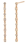 SHAY INFINITY DIAMOND DROP EARRINGS,SE205-RG-18