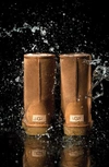 Ugg Classic Mini Ii Genuine Shearling Lined Boot In Bronzer Suede