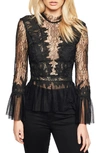 BARDOT FRANCESCA LACE BLOUSE,39762TB1