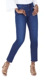 Nydj Sheri Slim Ankle Cuffed Jeans In Bluewell In Cooper