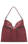 Botkier Trigger Pebbled Leather Hobo In Artic Cordovan