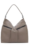 Botkier Trigger Pebbled Leather Hobo In Truffle