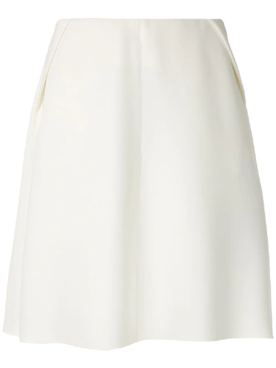 Osklen Clean Detail A-line Skirt In Black