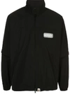 Bape Logo Print Bomber Jacket In Black