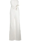 Alexis Venetia Strapless Jumpsuit In White