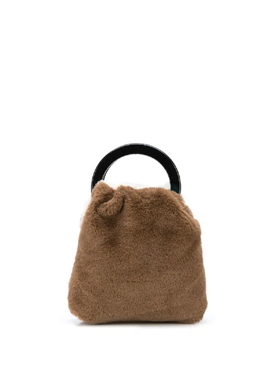 Lizzie Fortunato Faux Fur Tote Bag In 棕色