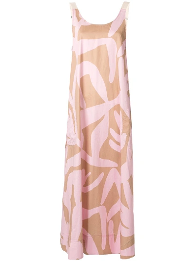 Lee Mathews Kleid Mit U-ausschnitt In Pink