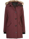 Canada Goose Ladies Rossclair Parka In 红色