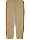 GUCCI COTTON PANT WITH STRIPES