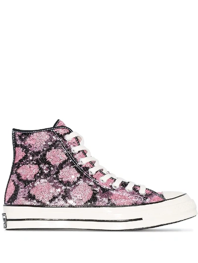 Converse Snakequins Chuck 70 Trainers In Pink