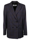 CALVIN KLEIN CALVIN KLEIN WOMEN'S BLUE WOOL BLAZER,K20K200504905 38