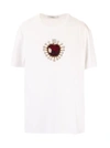 GIVENCHY GIVENCHY WOMEN'S WHITE COTTON T-SHIRT,BW7075G0G7100 S