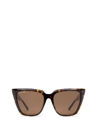 Balenciaga Women's Brown Acetate Sunglasses