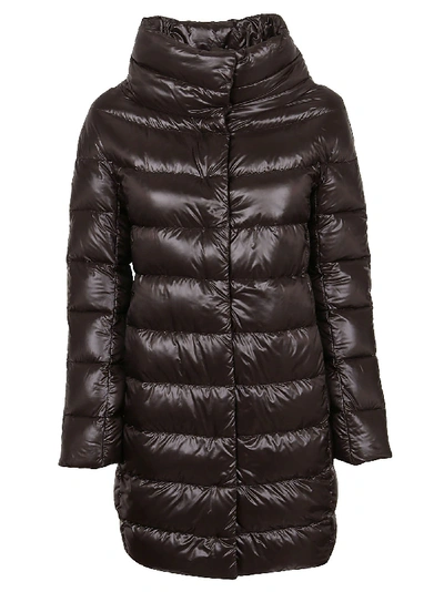 Herno Brown Polyester Down Jacket