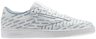 Pre-owned Reebok  Club C 85 So Overbranded White In White/meteor Grey-pure Metallic