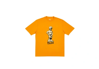 Pre-owned Palace  Jimmy Piddle T-shirt Orange