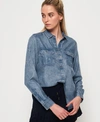 SUPERDRY XENIA ACID WASH SHIRT,2102824000159WXC025