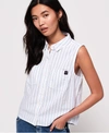 SUPERDRY MAKAYLA STRIPE SHIRT,2102824000185D1F017