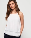Superdry Ricky Cami Top In White