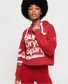 SUPERDRY LA SPORTING CROP HOODIE,2103329500091A8W020