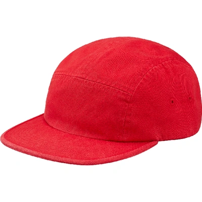 Pre-owned Supreme Arc Logo Shockcord Camp Cap Red