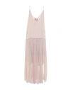 Erika Cavallini Long Dress In Light Pink