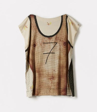 Vivienne Westwood Square Backstage T-shirt In Printed Jersey