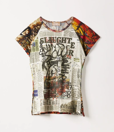 Vivienne Westwood Whirl Wind T-shirt Multicoloured In Multicolor Print