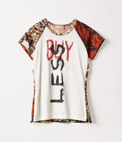 Vivienne Westwood Buy Less T-shirt Multicoloured In Multicolor Print