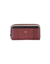 Piquadro Wallet In Maroon