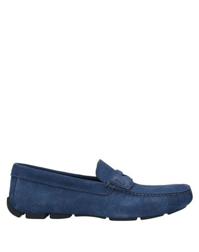 Prada Loafers In Blue