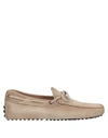 Tod's Loafers In Beige